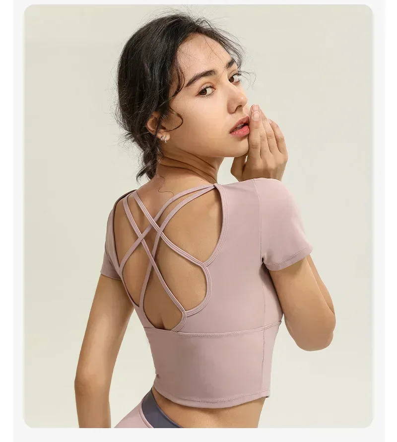 Европейская и американская короткая спортивная футболка с короткими рукавами