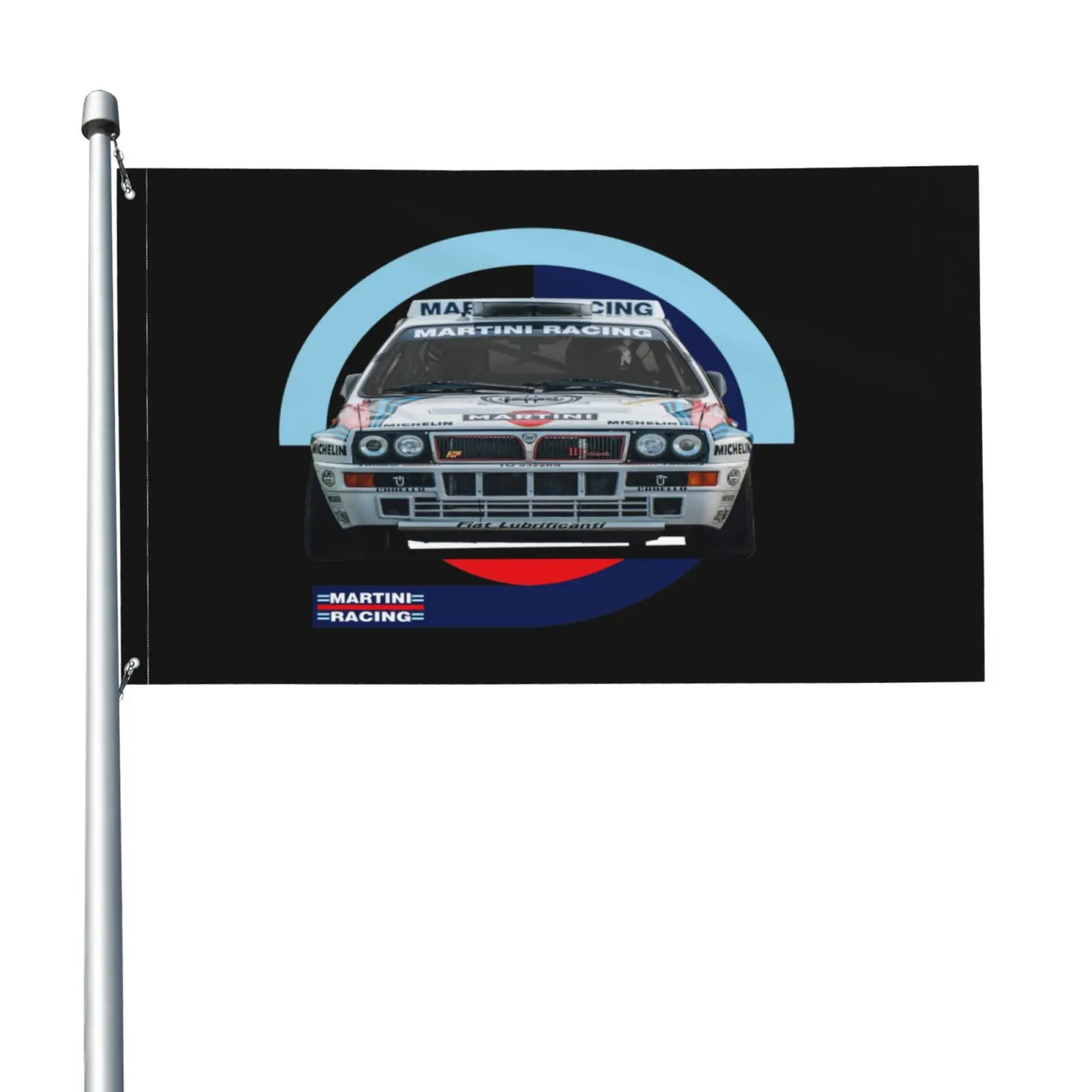 Lancia Delta Integrale ралли Мартини Гоночный флаг люверсы баннера украшение праздничное