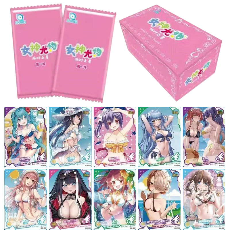 

Goddess Story Collection Rare Card Japanese Girl Party Playing Cards Game Box Child Kids Birthday Gift for Adult Boy Girl Toys