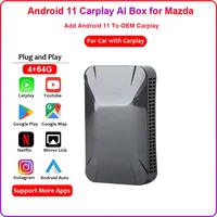 Wireless Carplay Ai Box Android 11 Carplay 4+64G Wireless Android Auto Car Multimedia Play for MAZDA CX-3 CX-5 CX-6 CX-8 CX-9