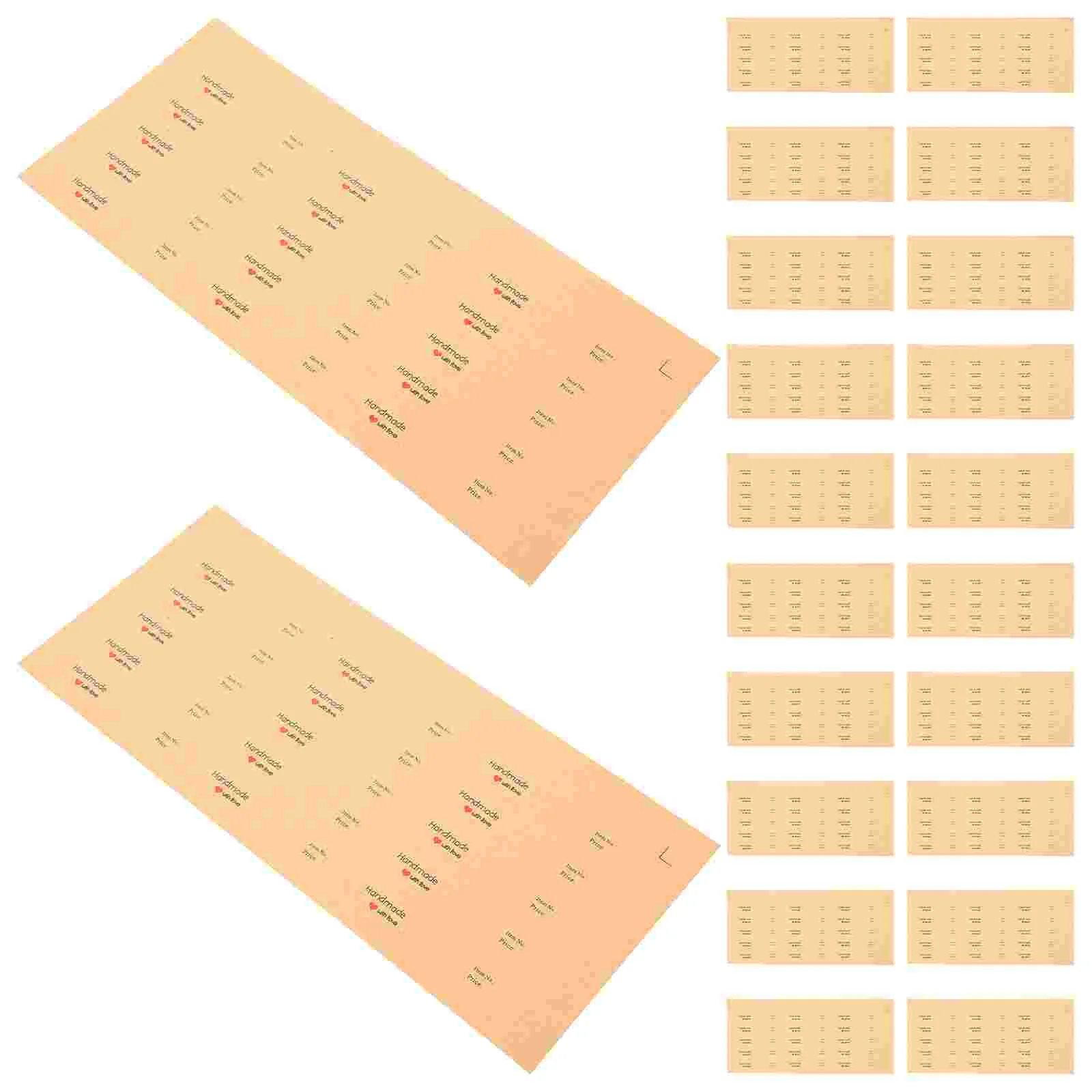 

100 Pcs Label Adhesive Ring Labels Jewelry Tags Pricing Paper Sticker Blank Price Stickers Bracelet