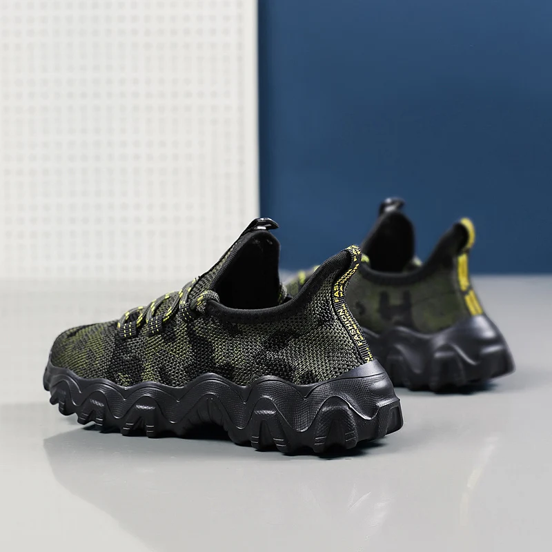 Children's Camouflage Sneakers Fashion Boy Girl Sports Shoes Baby Kids Breathable Running Shoes Toddler Soft Comfortable