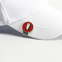 new golf bit cap clip golf mark mark 25mm round coin green jacket magnetic ball coins