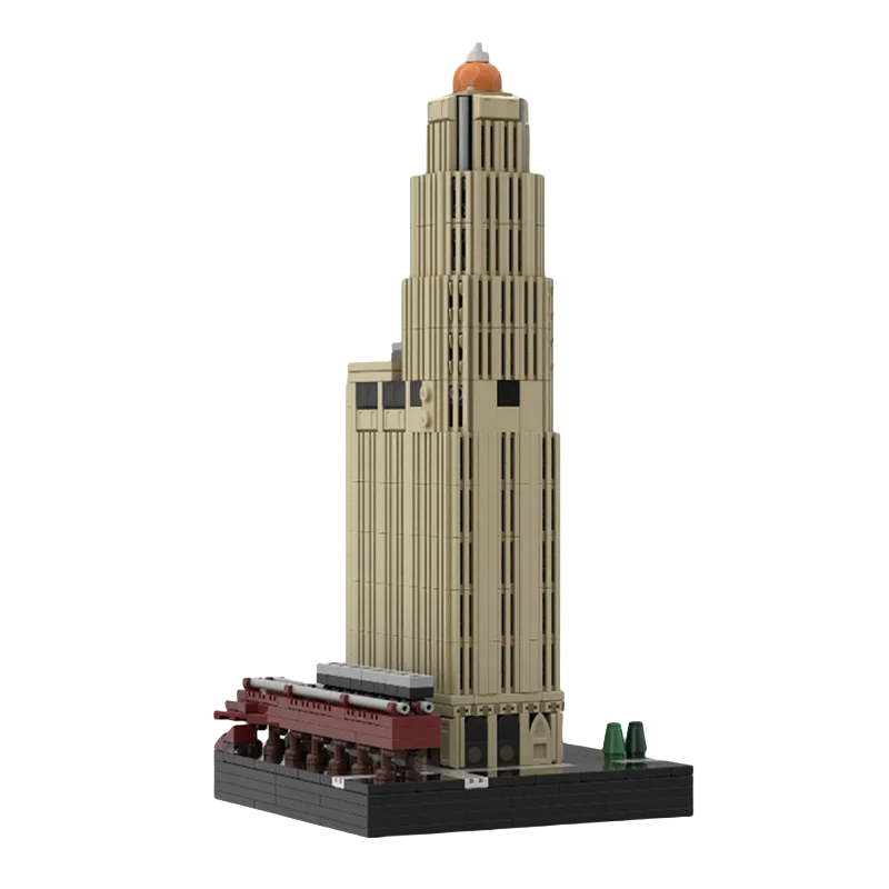 Пользовательские строительные блоки MOC игрушка серия небоскребцев случайная