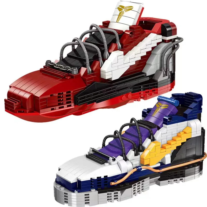 

Basketball boots model puzzle building blocks for boys holiday gifts