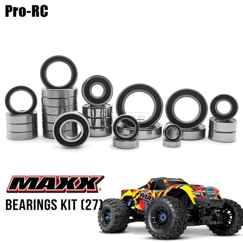 27 шт. полный комплект шарикоподшипников для 1/10 Traxxas MAXX WideMAXX 4S 89086-4 Радиоуправляемый монстр-Трак Запчасти для автомобиля