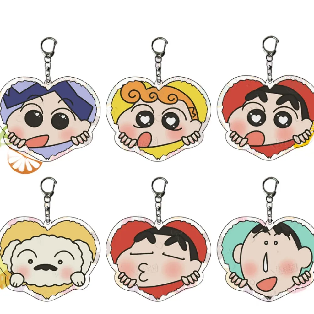 

Crayon Xiaoxin Anime Cartoon Children Boys Girls Pendant Exquisite Gift Creative Cute High Beauty Backpack Keychain