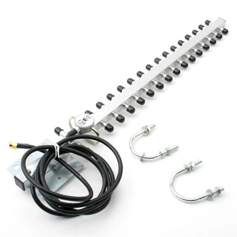 

2.4GHz 25dbi Versatile Adsorption Alloy Lightweight Directional Antenna WIFI Yagi Outdoor For Wireless Router Durable RP-SMA
