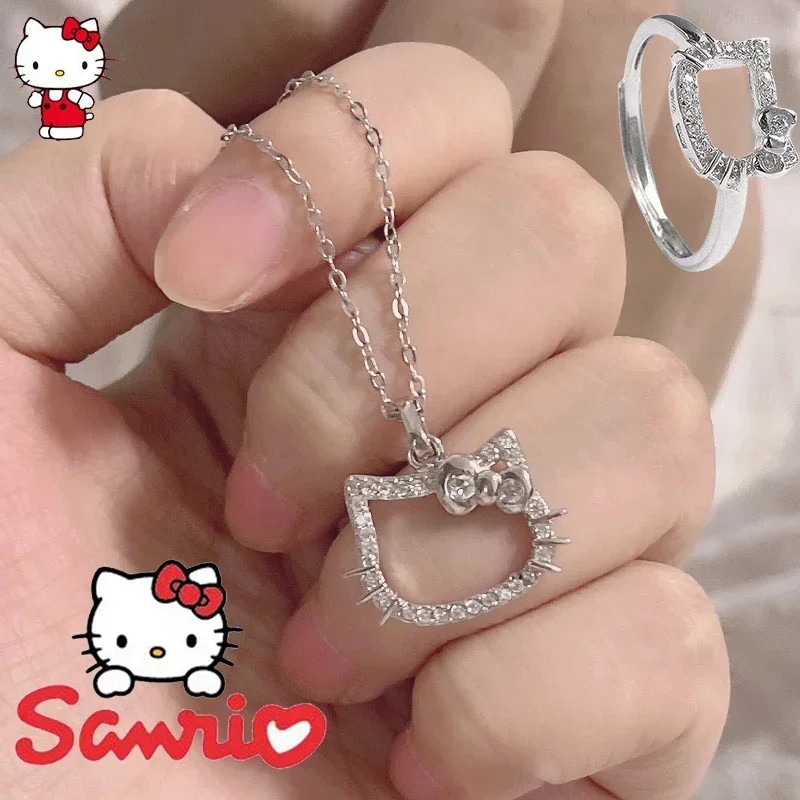 Женское колье с подвеской в виде кота