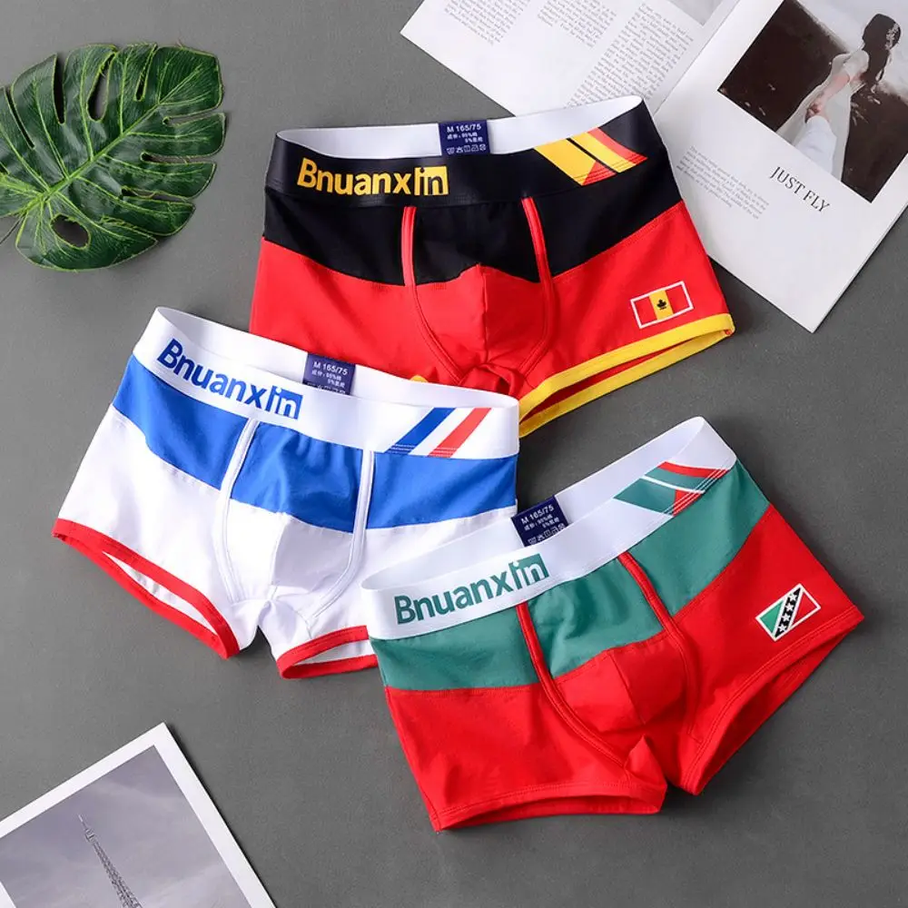 

Flag Series Cotton Boxer Men Underwear Bermuda Ropa Interior Underpants Mens Boxers Cuecas Masculinas Man Panties Shorts M-3XL