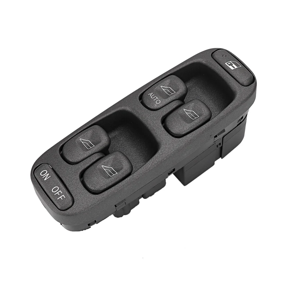 

12+6 Pins Front Left Power Window Switch 8638452 8637145 9148957 9472276 for Volvo S70 V70 1998 1999 2000 w/ One Auto Down