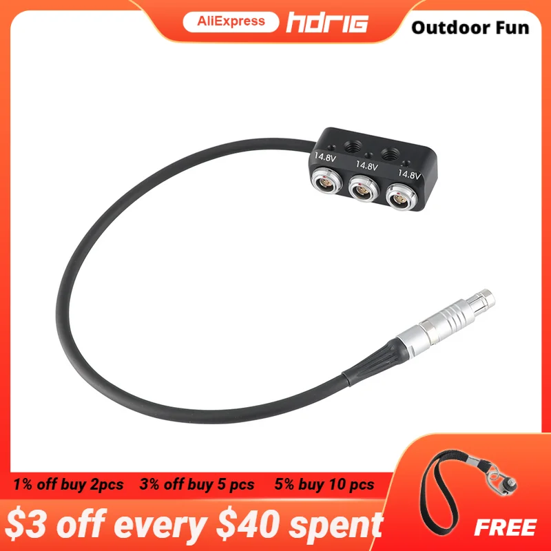 

Разветвитель питания HDRiG RS 3-контактный, 1-3 дюйма, с резьбовыми отверстиями 1/4-20, крепление для клетки камеры, аксессуары для камеры, новинка ...