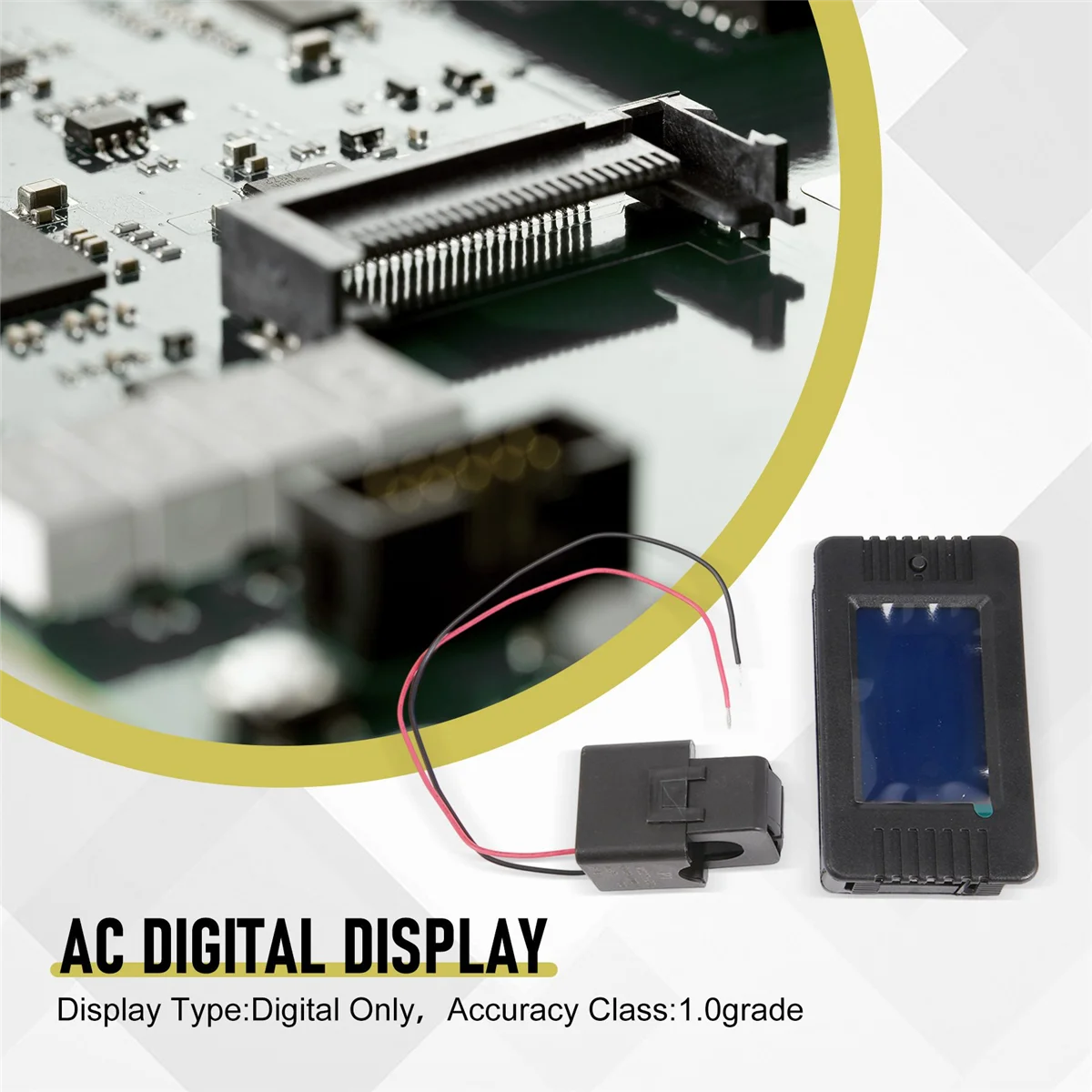 Новейший однофазный цифровой панельный Амперметр 6 в 1 220 В а вольт ватт кВтч