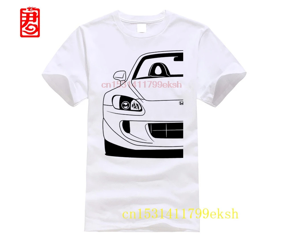 

2023 Newest Letter Hip Hop Novelty T Shirts Men'S Brand Clothing S2000 S2K Car Tuner Jdm custom Printed Tee Shirts