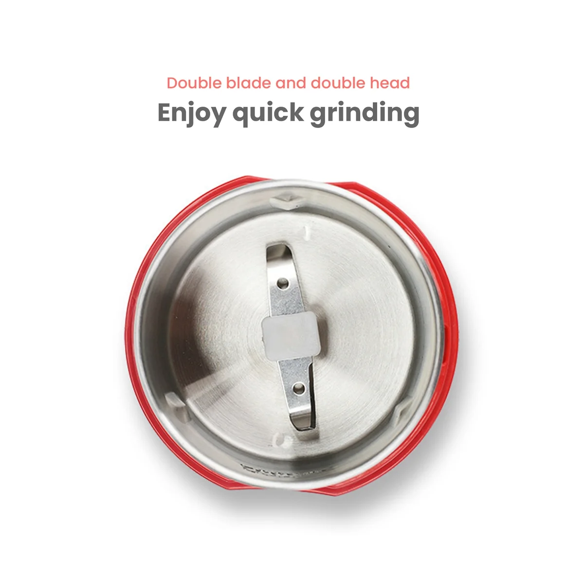 

Electric Spice Grinder, Capacity Spice Coffee Grinder - for Fine Leaf, Peanuts, Pepper Beans, Mushrooms EU Plug A