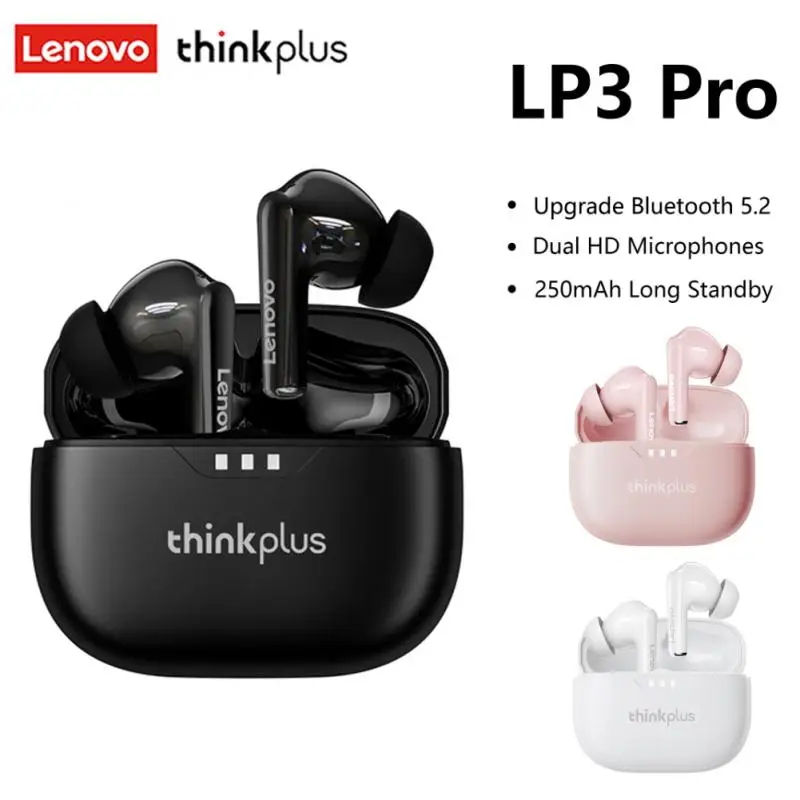 

TWS-наушники Lenovo LP3 Pro с поддержкой Bluetooth 5,2 и сенсорным управлением