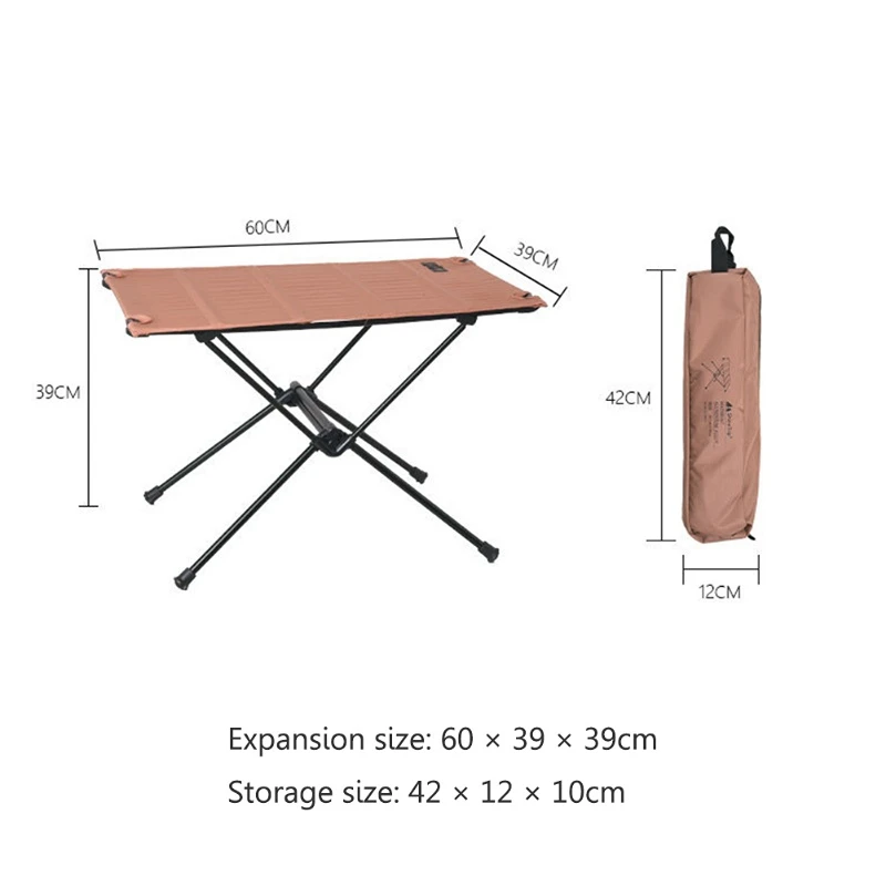 

Foldable Camping Table-Aluminum Lightweight Folding Table Compact Roll Up Tables Collapsible Table for Fishing Picnic BBQ