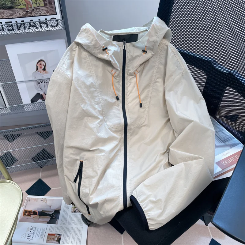 Hikigawa шикарная модная женская летняя уличная одежда Suncreen толстовки куртки