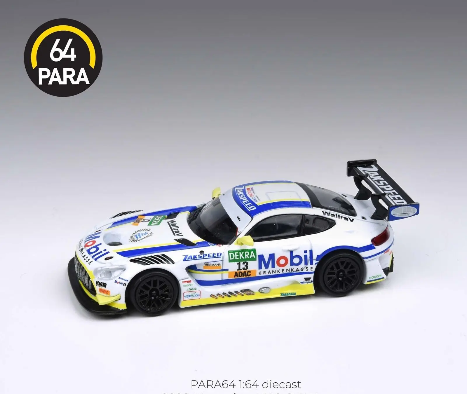 

1/64 GT3 Evo -- 2021 ADAC GT Masters Team Zakspeed #13 -- PARA64 DieCast Model Car Collection Limited Edition Hobby Toy Car