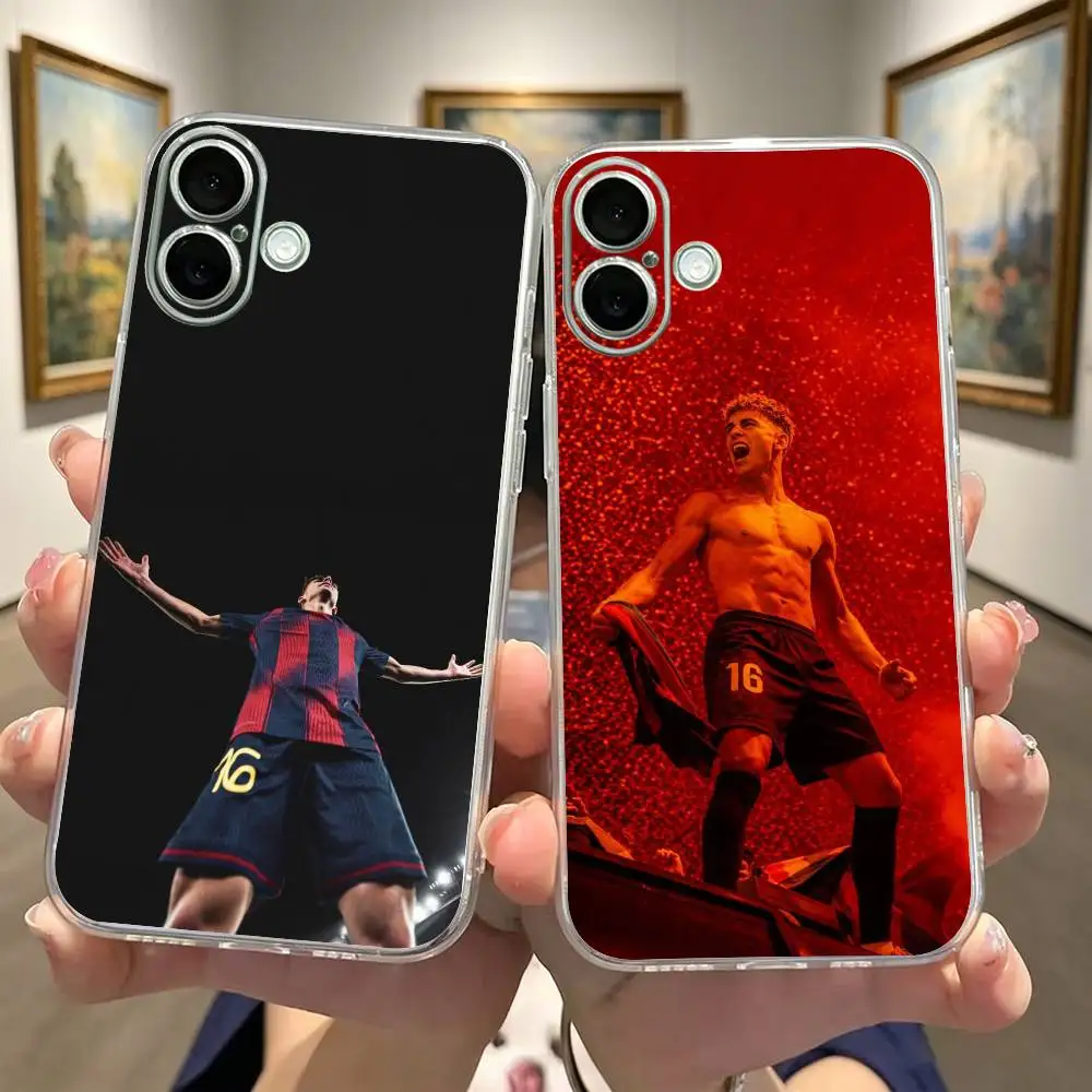 Фото Прозрачный противоударный чехол для телефона Rising Star Fermin Lopez для iPhone 17, 16, 15, 14, 13, 12, 11 Plus, Pro Max №1