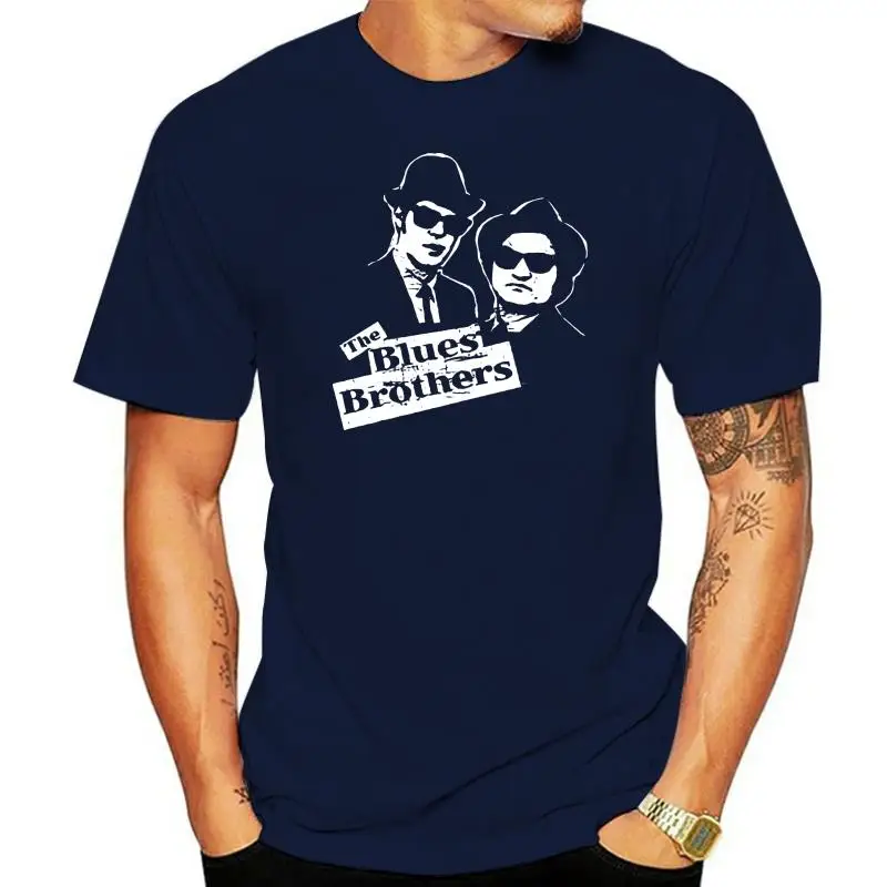 

Классическая черно-белая футболка The Bluetooth Brothers для взрослых