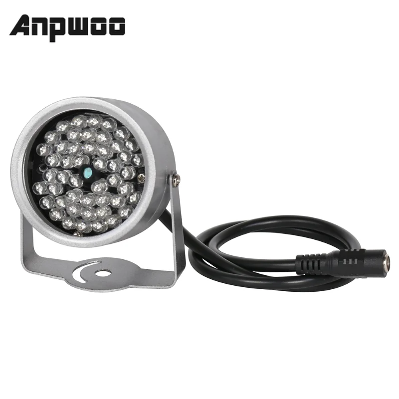 

ANPWOO CCTV LEDS 48IR illuminator Light IR Infrared Night metal waterproof CCTV Fill Light For CCTV Surveillance camera