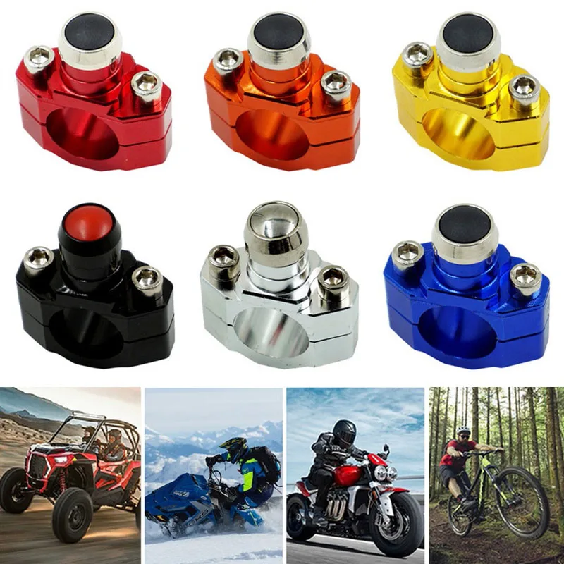 

22Mm Motorcycle Switch Button Handlebar Mounted Electric Starter Horn Switch Accessory for Motorcycle Atv Dirt Bike