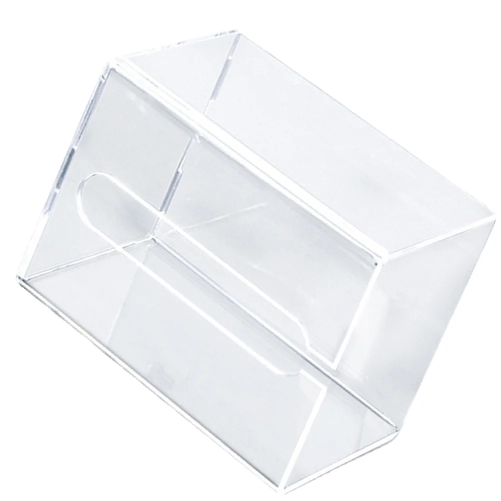 

Tissue Box Wall Napkin Holder Towel Paper Dispenser Mounted Case Container Organizer Storage Pads Acrylic Facial Dryer Clear