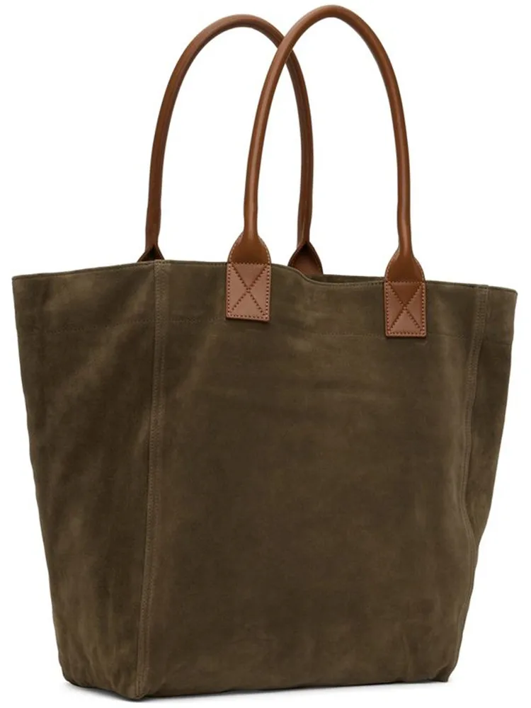 

Женские замшевые сумки для покупок с логотипом, новая модная универсальная эко-сумка, Женская винтажная вместительная сумка-тоут