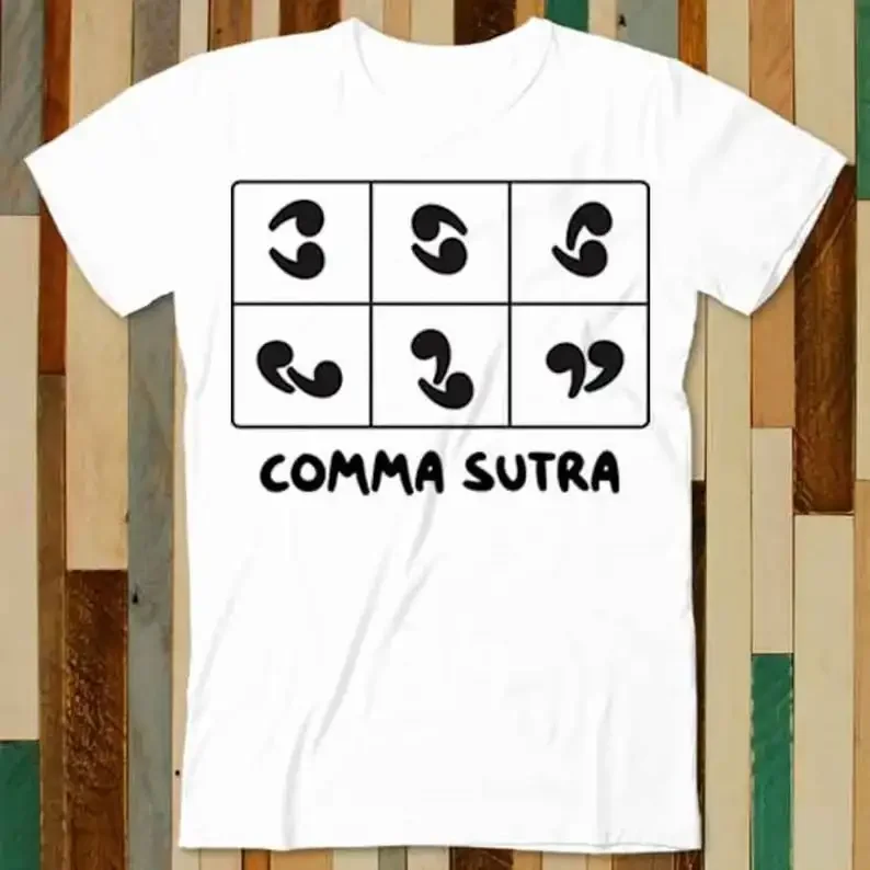 Футболка Comma Sutra Kamasutra секс-позиция для взрослых унисекс мужчин и женщин Ретро