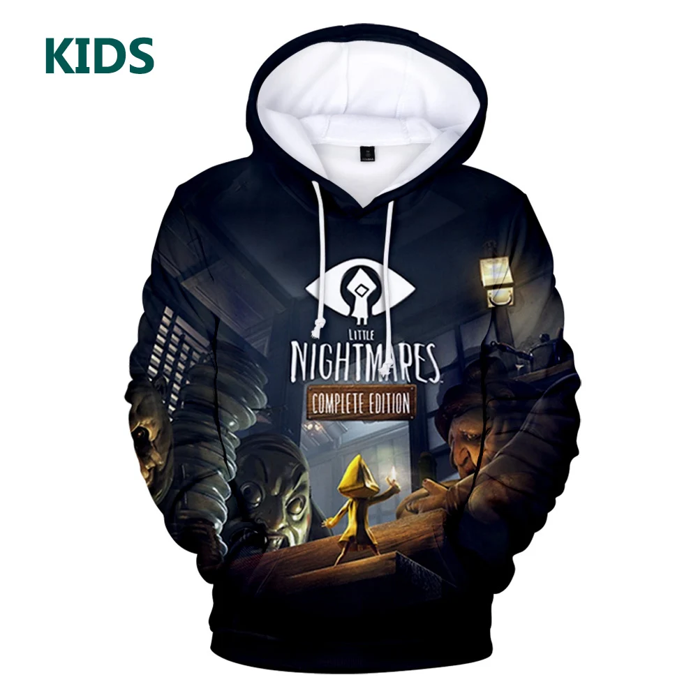 Толстовка с капюшоном для детей от 2 до 14 лет Свитшот в стиле игры Малые кошмары