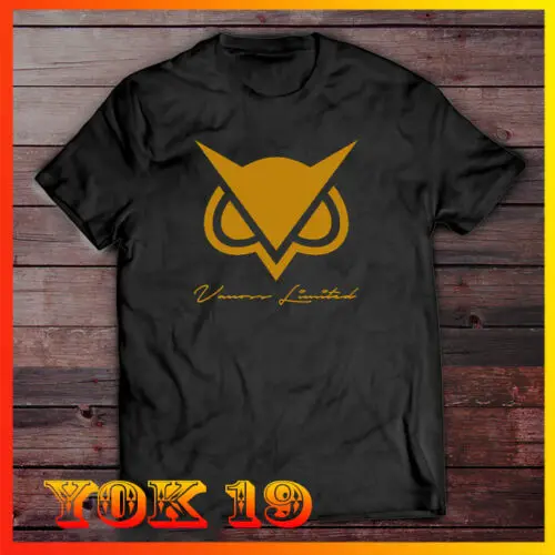 

NEW 2022 Vanoss Owl Hoodini Gold Metallic Logo MENS TSHIRT Size S-3XL