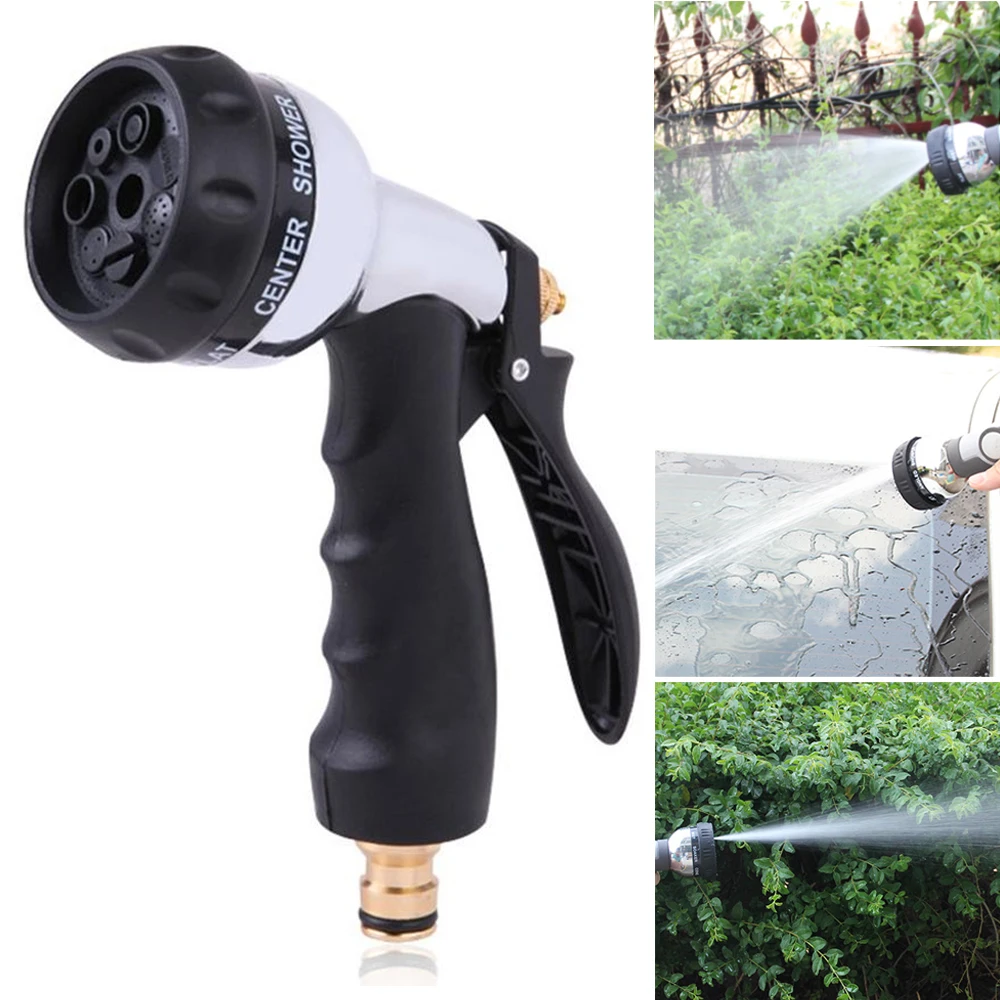 

7 Function Garden Water Gun Hose Nozzle Mutifunctional Household Car Washing Yard Water Sprayer Pipe Tube Nozzle Sprinkle Tools