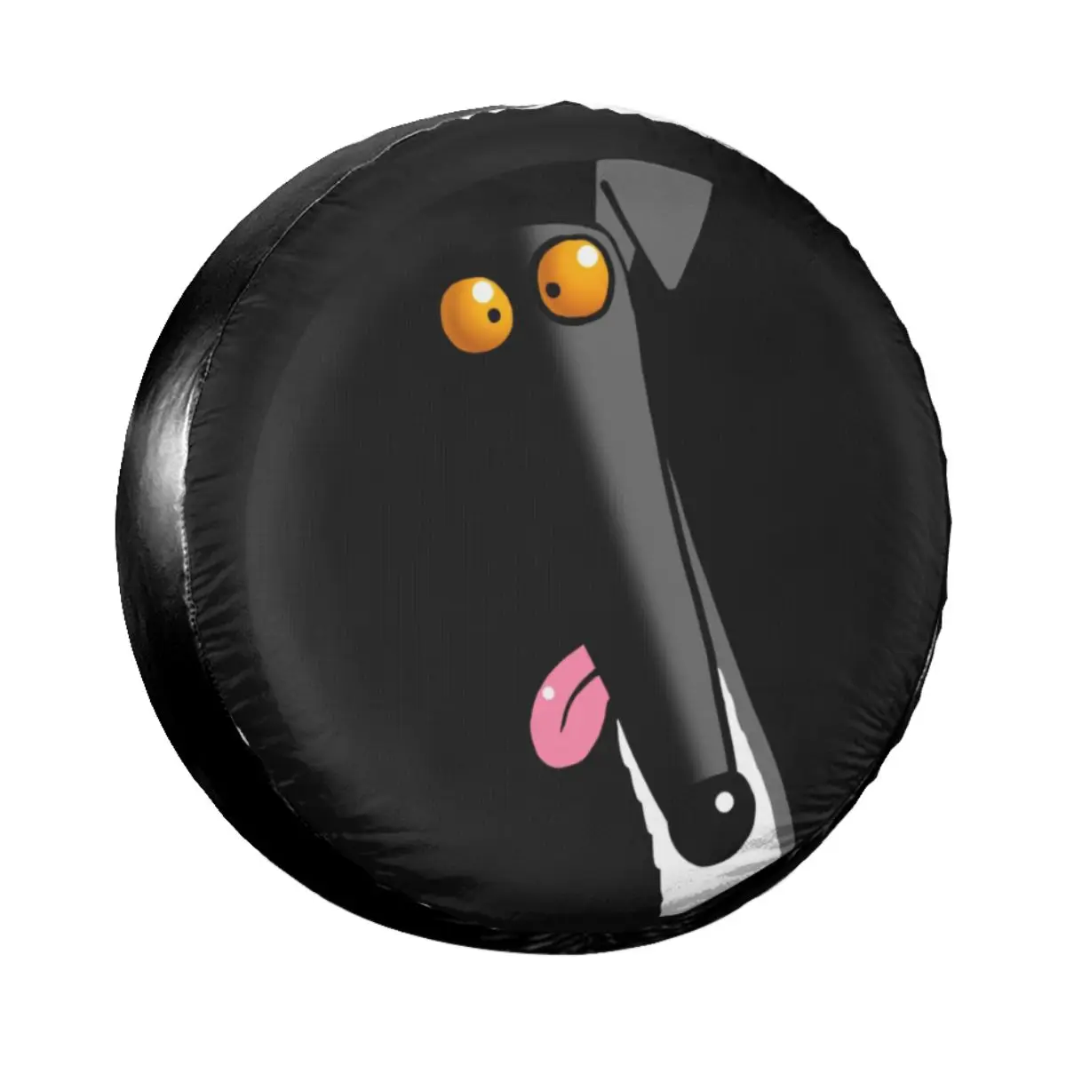 

Мультяшный чехол Greyhound для запасных шин, сумка для Jeep Mitsubishi Pajero Whippet Sighthound Dog, аксессуары для автомобиля