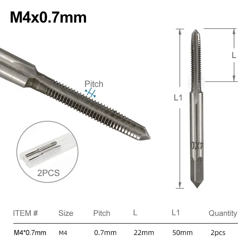 

Набор резьбовых метчиков XCAN M3-M16
