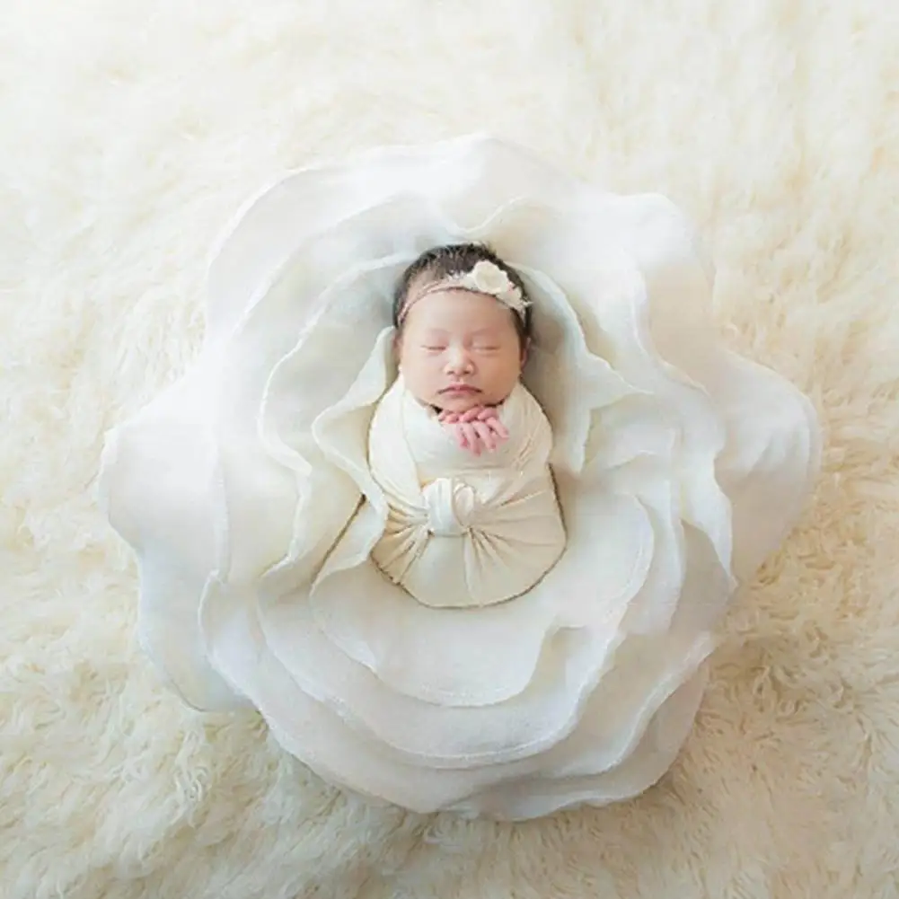 

Photography Props Accessories Backdrop Flower Photo With Cashmere Basket Posing Blanket Background Rose W8p4
