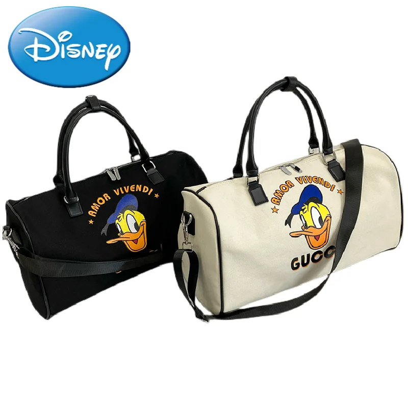 

Disney Peripheral Anime Kawaii Donald Duck Cartoon Shoulder Bag Cute Creative Portable Convenient Travel Bag Messenger Bag Gift