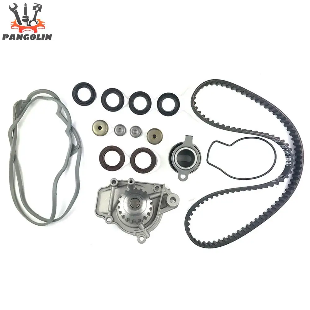 

14400-PM3-004 14510-PM7-004 19200-P01-004 Timing Belt Kit w/ Water Pump D15B2 for HONDA CIVIC Del Sol CRX 1988-1995 1.5L SOHC