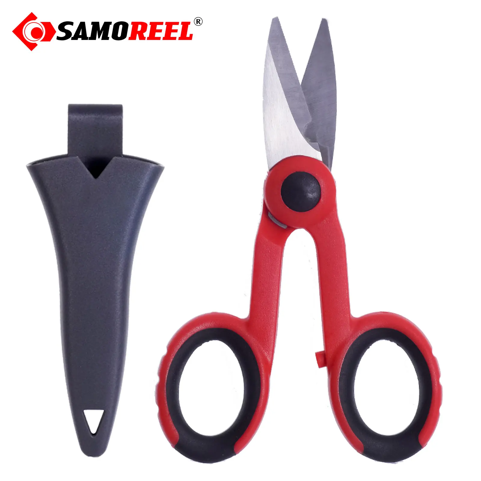 

Multifunctional 420 Stainless Steel Electrician Portable Fishing Scissor Pliers Cut PE Braid Line Lure Carp Outdoor Fishing Tool