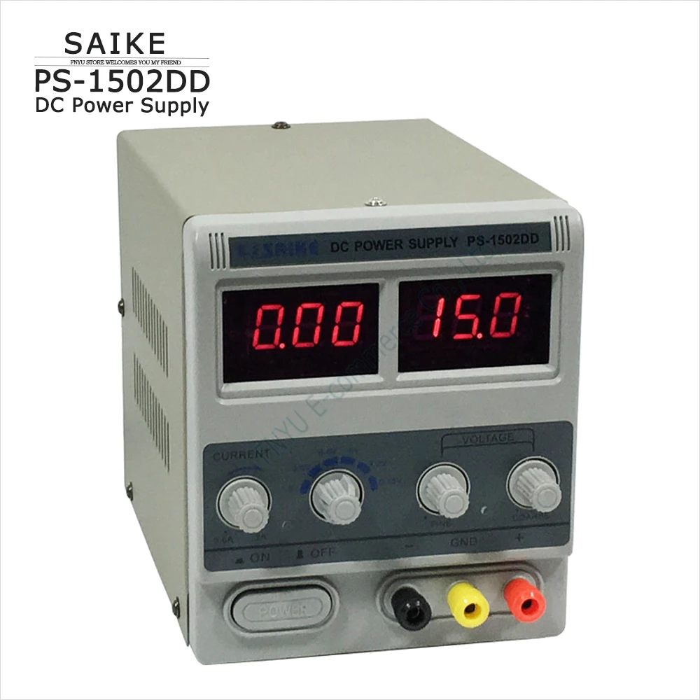 

SAIKE PS-1502DD Regulated Power Supply DC 15V 2A Switching Mode Power Supplyfor Mobile Phone Repair Original