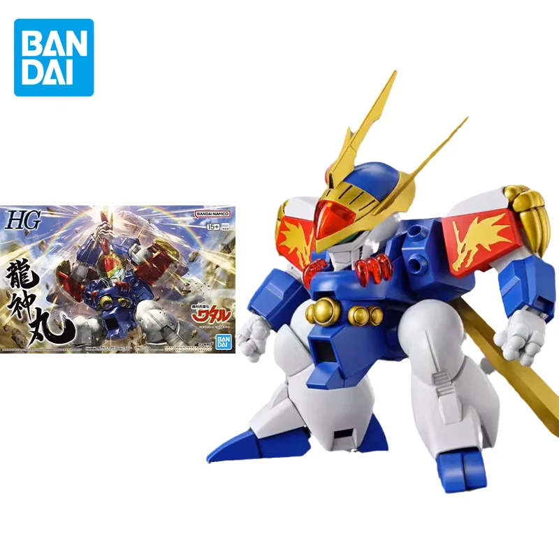 Оригинальная экшн-фигурка Bandai Chou Majin Eiyuuden Wataru Anime HG Ryujinmaru первого поколения игрушечные модели, подарки для детей