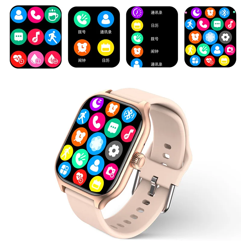 H16 HD Bluetooth Смарт-часы для звонков мужские спортивные фитнес-трекер монитор