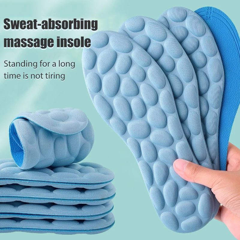 

2023 Sports Shoes Insole for Feet Running Baskets Shoe Sole Arch Support Orthopedic Inserts UnisexMassage Insoles Super Soft
