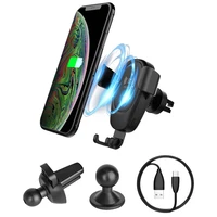 10w wireless car charger stands air vent mount universal phone charging holder for iphone 12 13 max samsung xiaomi huawei mate30