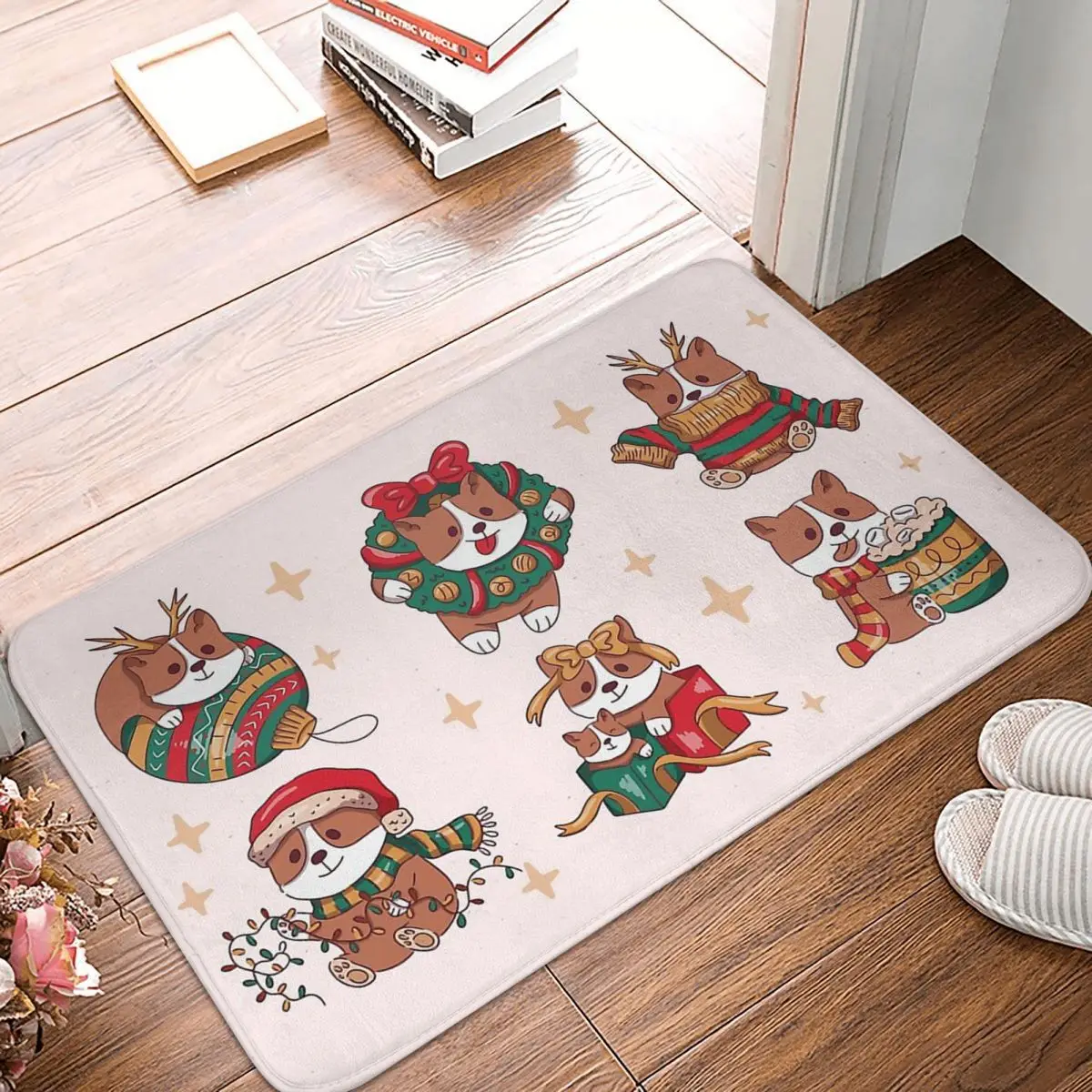 Противоскользящий коврик с надписью 