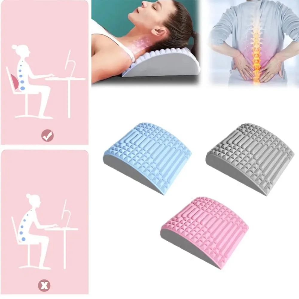 

Waist Massage Lumbar Back Massager Yoga Neck Stretch TPE Spine Support Corrector EVA Back Stretcher Herniated Disc