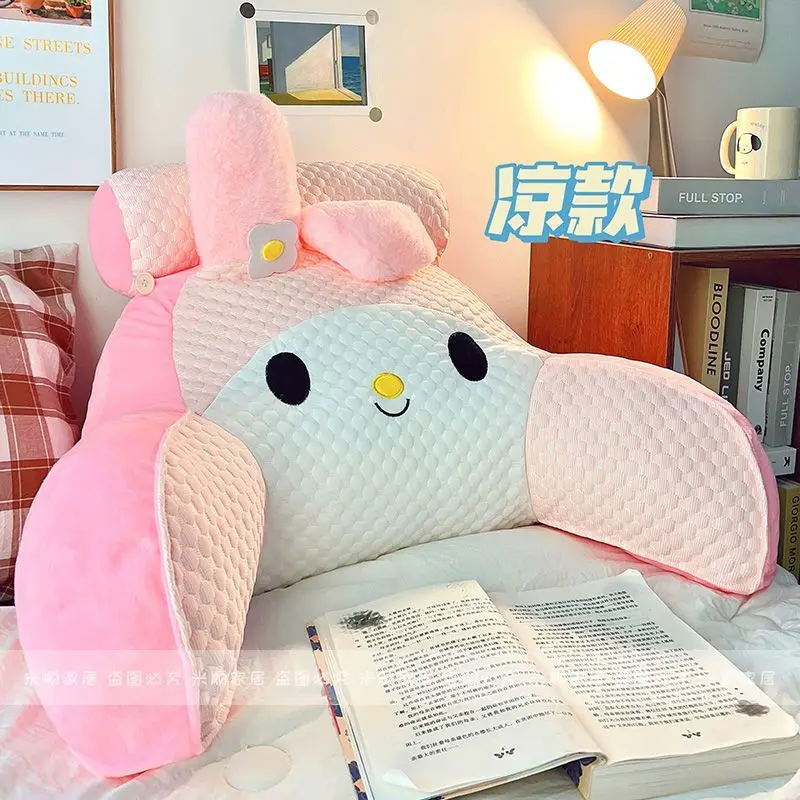 Oversized Sanrio Plushie Cushion Kuromi Cinnamoroll My Melody Lumbar Support Keep Warm Non-Slip Cushion Xmas Kid Gift