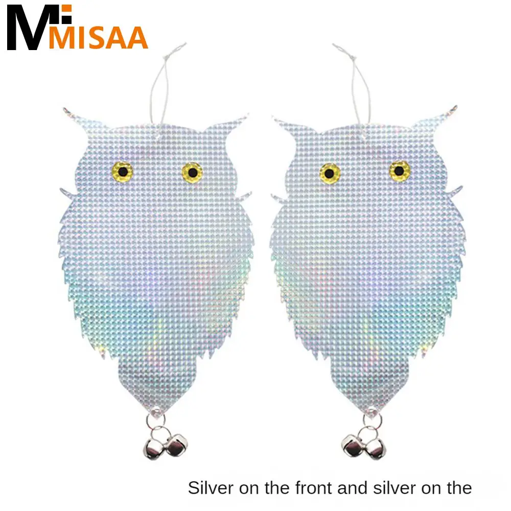 

Bird Repellent Scare Bird New Owl Shape Double-sided Laser Reflective Agricultural Orchard Garden Bird Repellent
