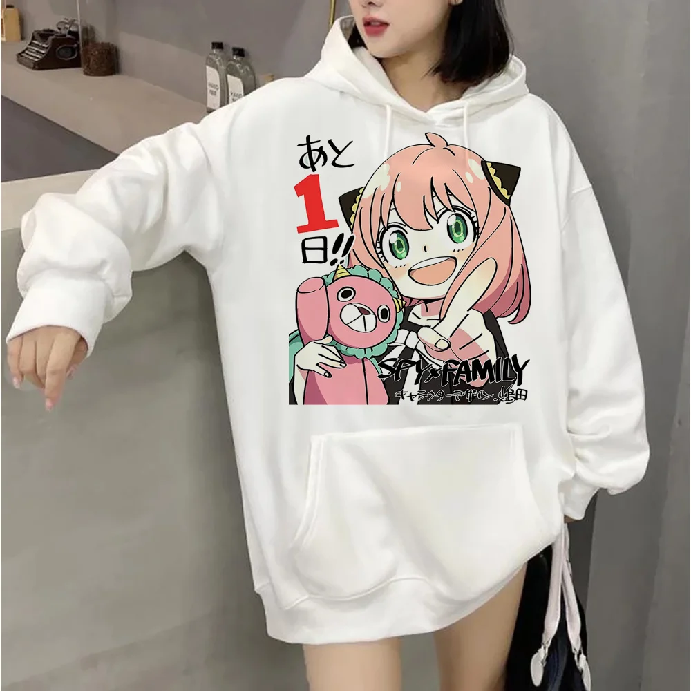 

spy x family hoodies women streetwear 2023 aesthetic Fleece Hooded Shirt women graphic sweater