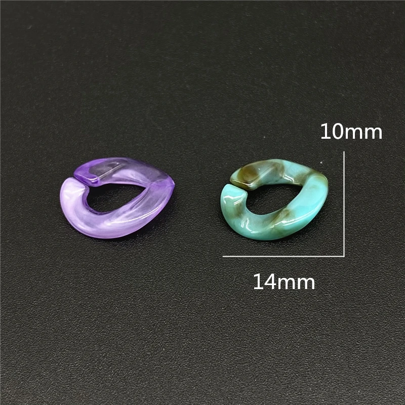 Витая цепь из акрила бусины-цепочки для изготовления ювелирных изделий сделай